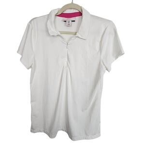 Tommy Bahama Womens Golf Polo Shirt Sz M Stretch Active Athletic Wicking Preppy